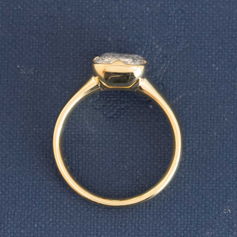 3.02ct Criss Cut Diamond Solitaire