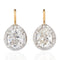 3.04ctw Pear Cut Diamond Collet Earrings, GIA