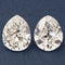 3.04ctw Pear Cut Diamond Matched Pair, GIA