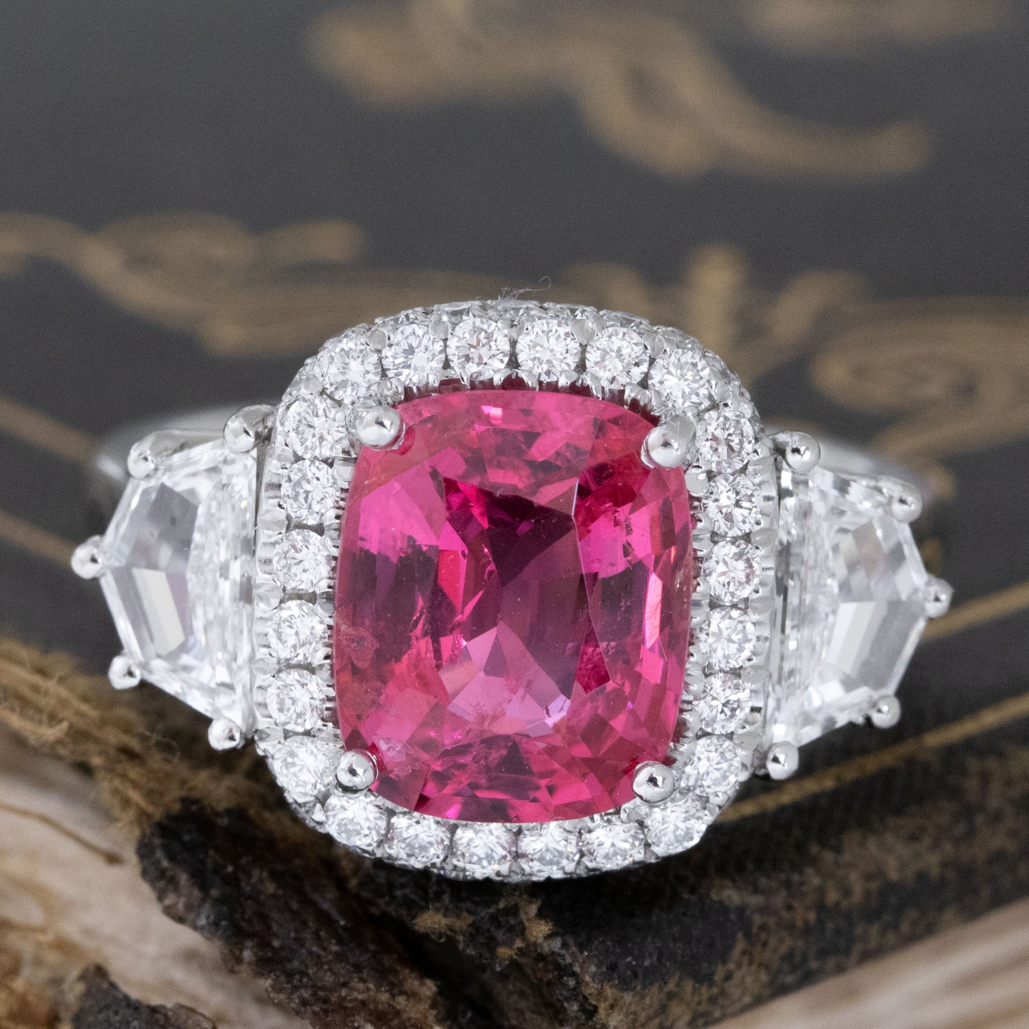 3.06ct "Jedi" Spinel & Diamond Ring, by Maytal Hannah GIA