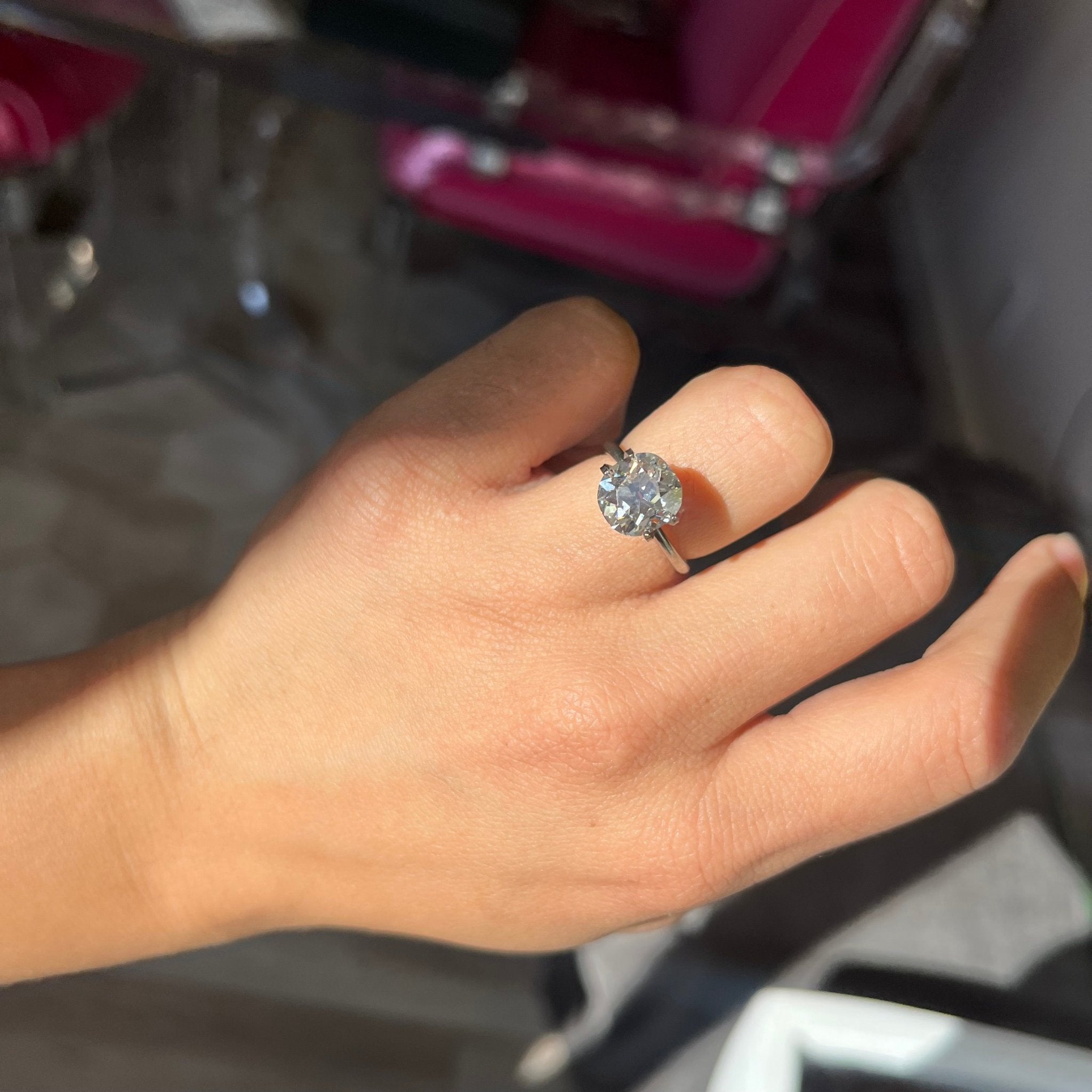 3.07ct Old Mine Cut Diamond