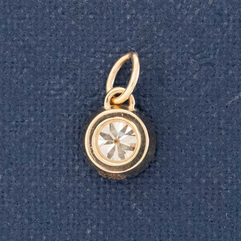 .30ct Petite Old European Cut Diamond Charm