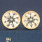 3.11ctw Old European Cut Diamond Bezel Earrings