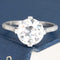 3.19ct Old European Cut Diamond solitaire ring in platinum, GIA F SI2.
