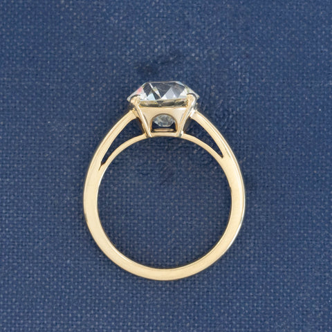 3.22ct Old Mine Cut Diamond Solitaire, GIA S-T VS1