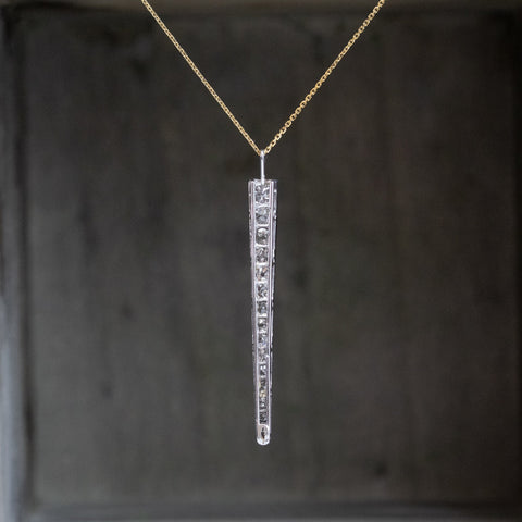 3.25ctw Antique Diamond Drop Charms, French