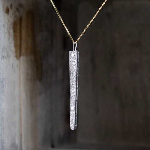 3.25ctw Antique Diamond Drop Charms, French