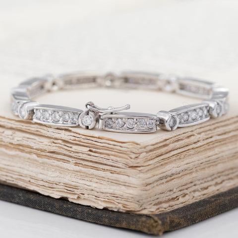 3.25ctw Round Brilliant Cut Diamond Bracelet