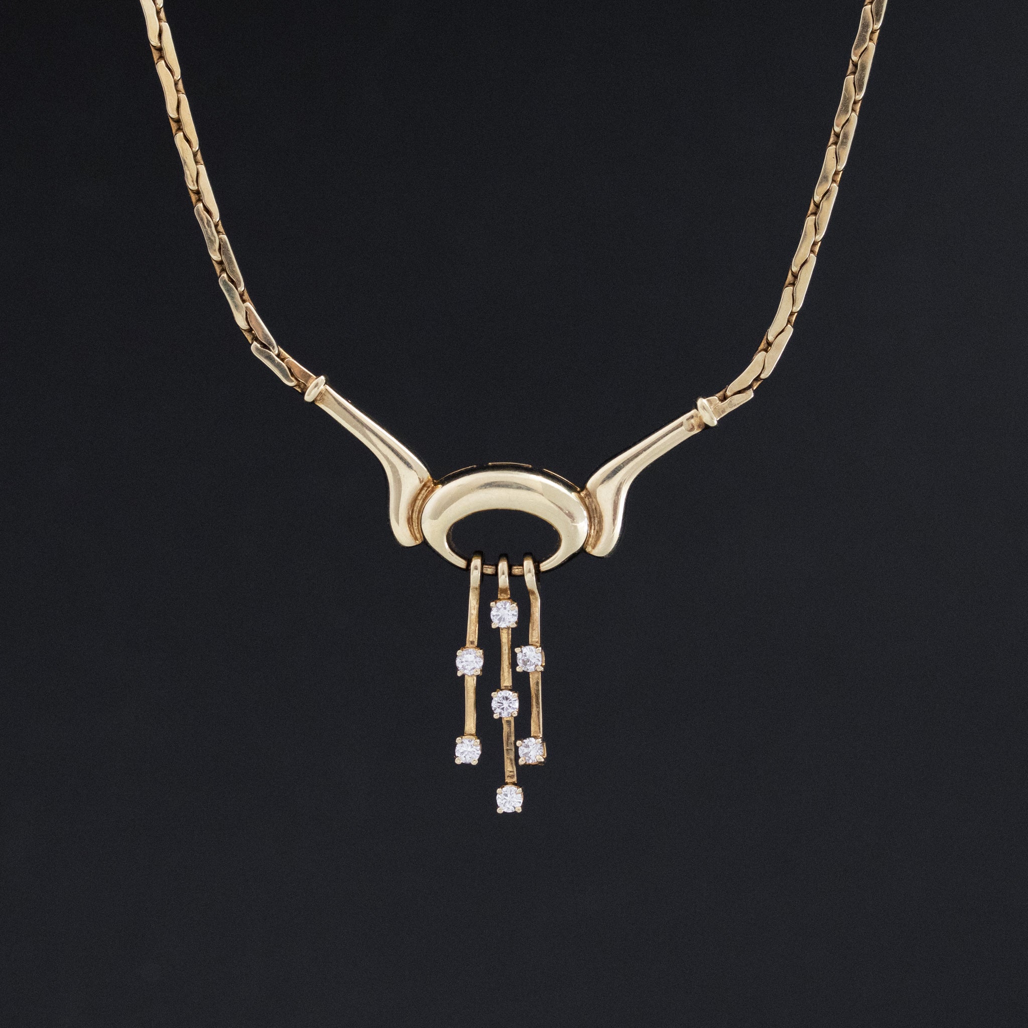 .32ctw Vintage Diamond Drop Pendant