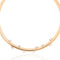 3.31ctw Emerald Cut Diamond Scatter Omega Necklace