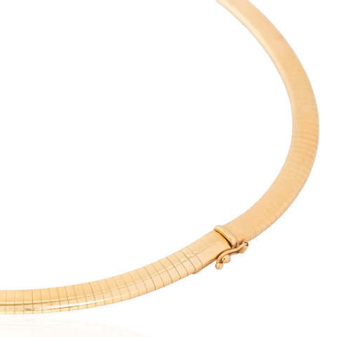 3.31ctw Emerald Cut Diamond Scatter Omega Necklace