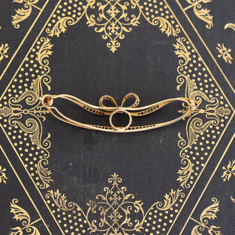 .33ctw Edwardian Diamond Barette