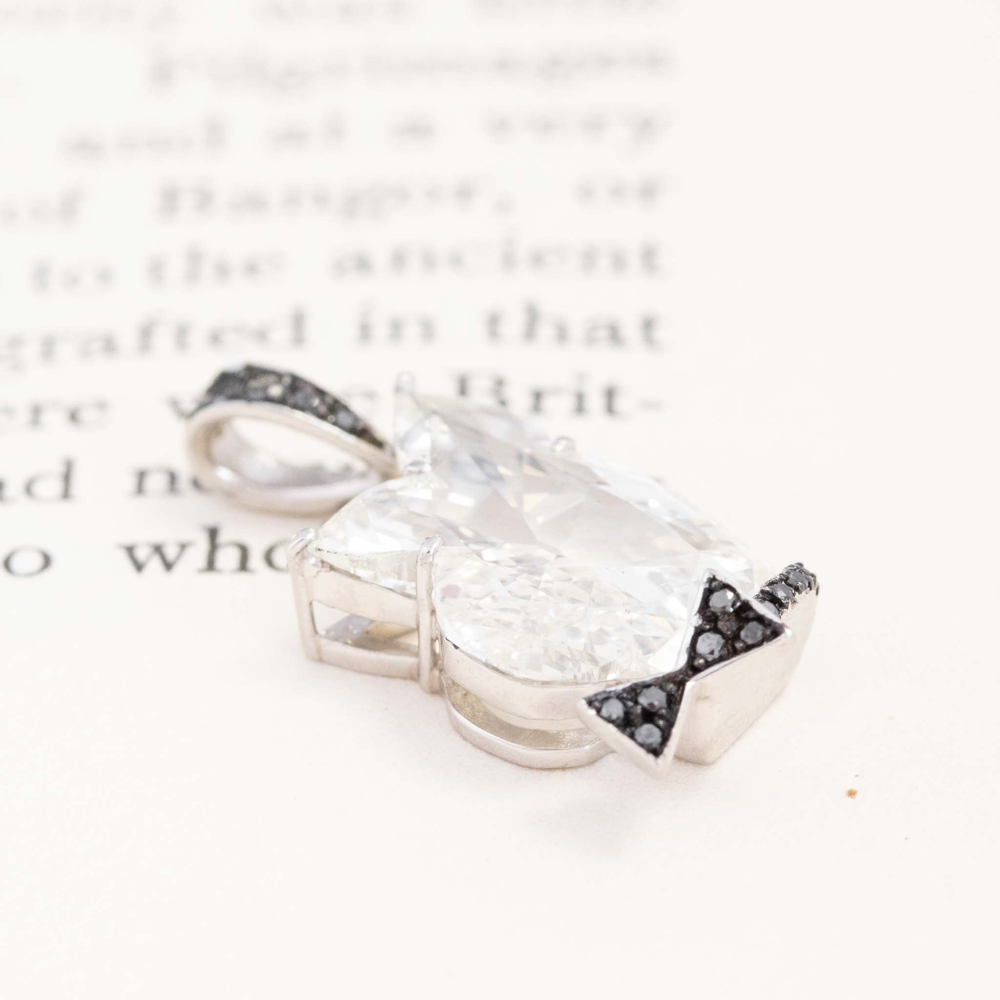 3.44ct Diamond Playboy Bunny Pendant