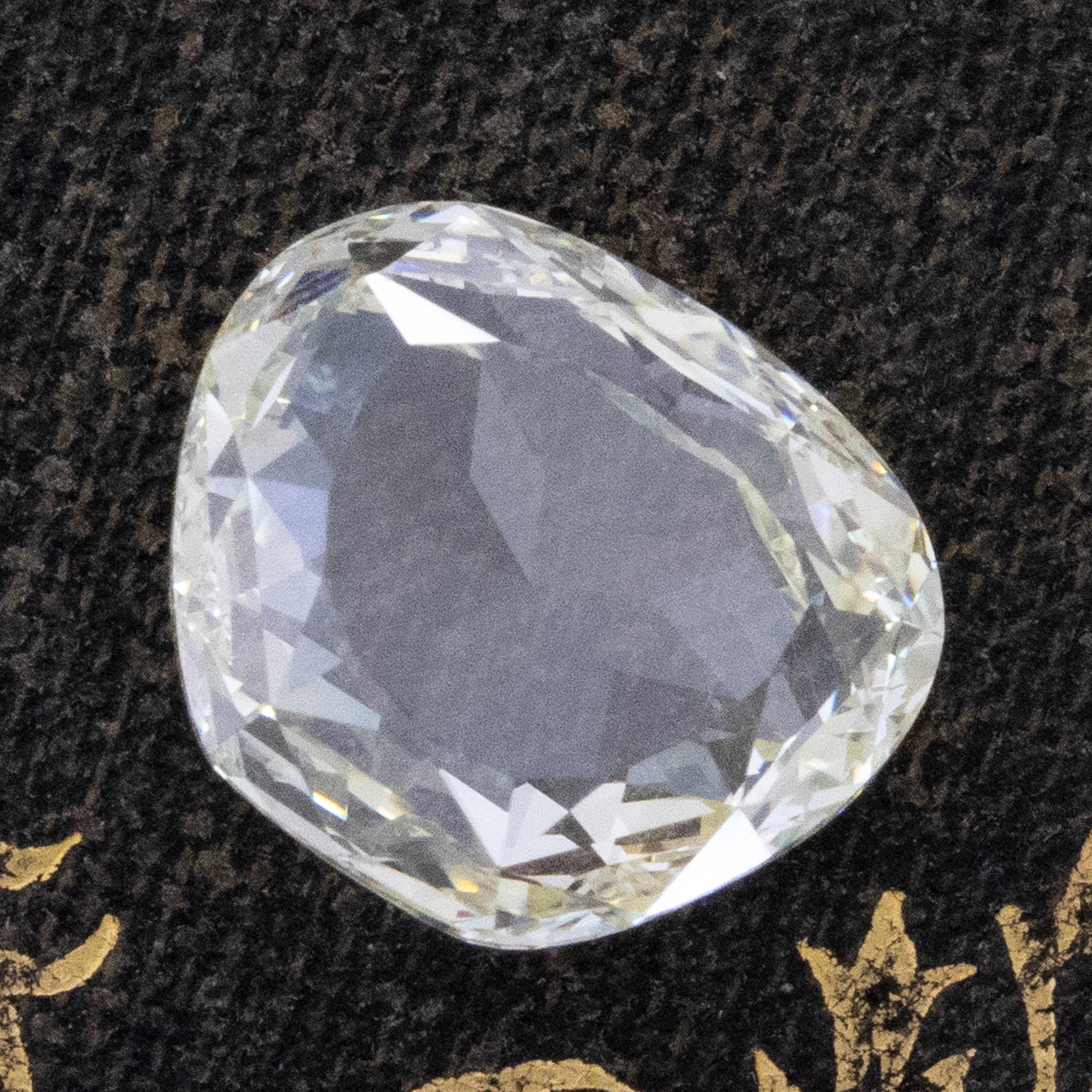 3.46ct Antique Rose Cut Diamond, GIA U/V VVS2