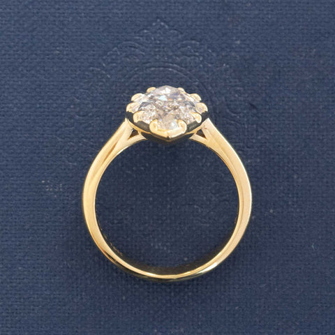 3.56ct Marquise Cut Diamond Solitaire, GIA
