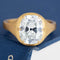 3.57ct Old Mine Cut Diamond Collet Solitaire, GIA K SI1