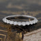 .35ctw Round Brilliant Cut Diamond Shared Prong Half-Eternity Band