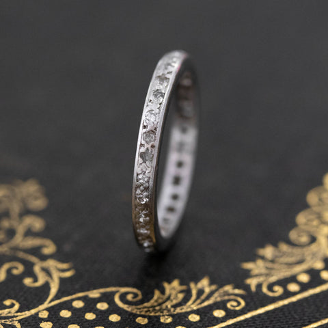 .35ctw Vintage Single Cut Diamond Eternity Band