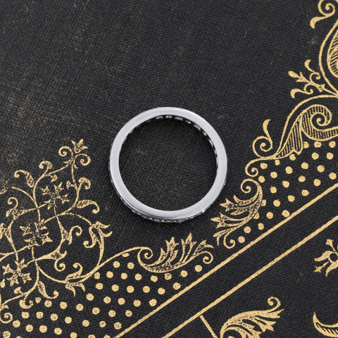 .35ctw Vintage Single Cut Diamond Eternity Band