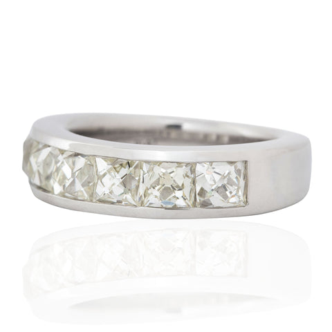 3.60ctw French Cut Diamond Channel Set Band