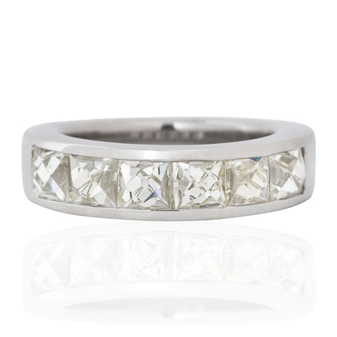 3.60ctw French Cut Diamond Channel Set Band