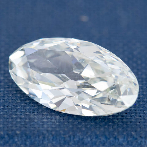 3.66ct Moval Cut Diamond, GIA K SI1