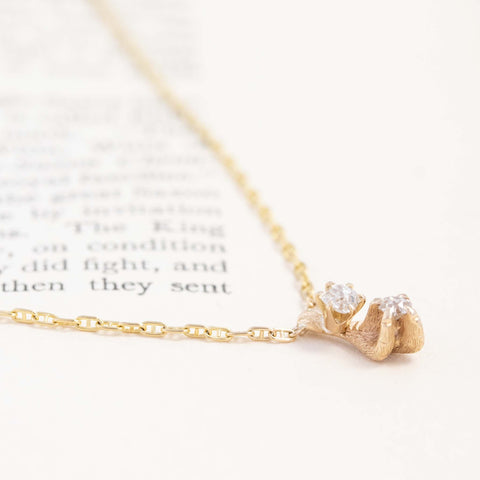 .36ctw Vintage Diamond Claw Pendant