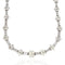 38.50ctw vintage old European and old mine cut diamond and baguette riviere necklace in platinum