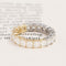 3.88ctw Asscher Cut Diamond Yin-Yang Eternity Band