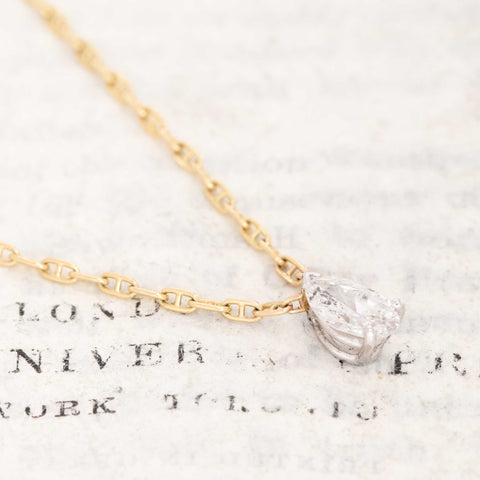 .38ct Pear Cut Diamond Drop Pendant