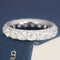 3.96ctw Old European Cut Diamond Eternity Band