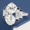 Art Deco toi et moi diamond ring with black onyx accents