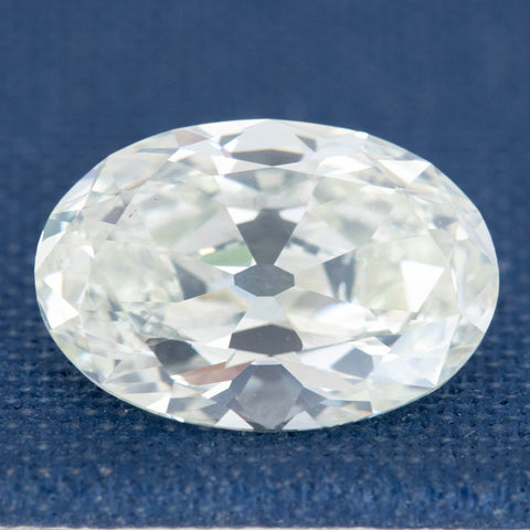 4.01ct vintage oval cut loose diamond GIA M VS2