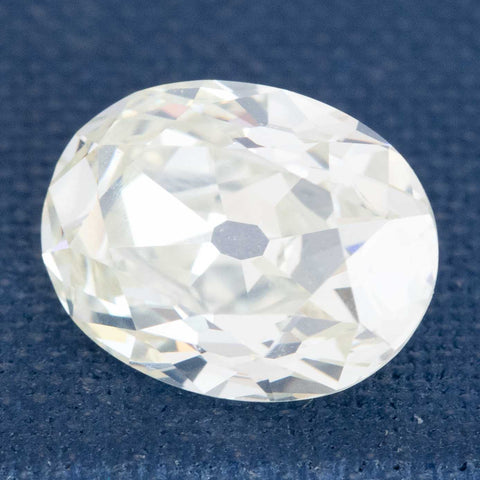 4.02 Oval Old Mine Cut Diamond, GIA M VS2