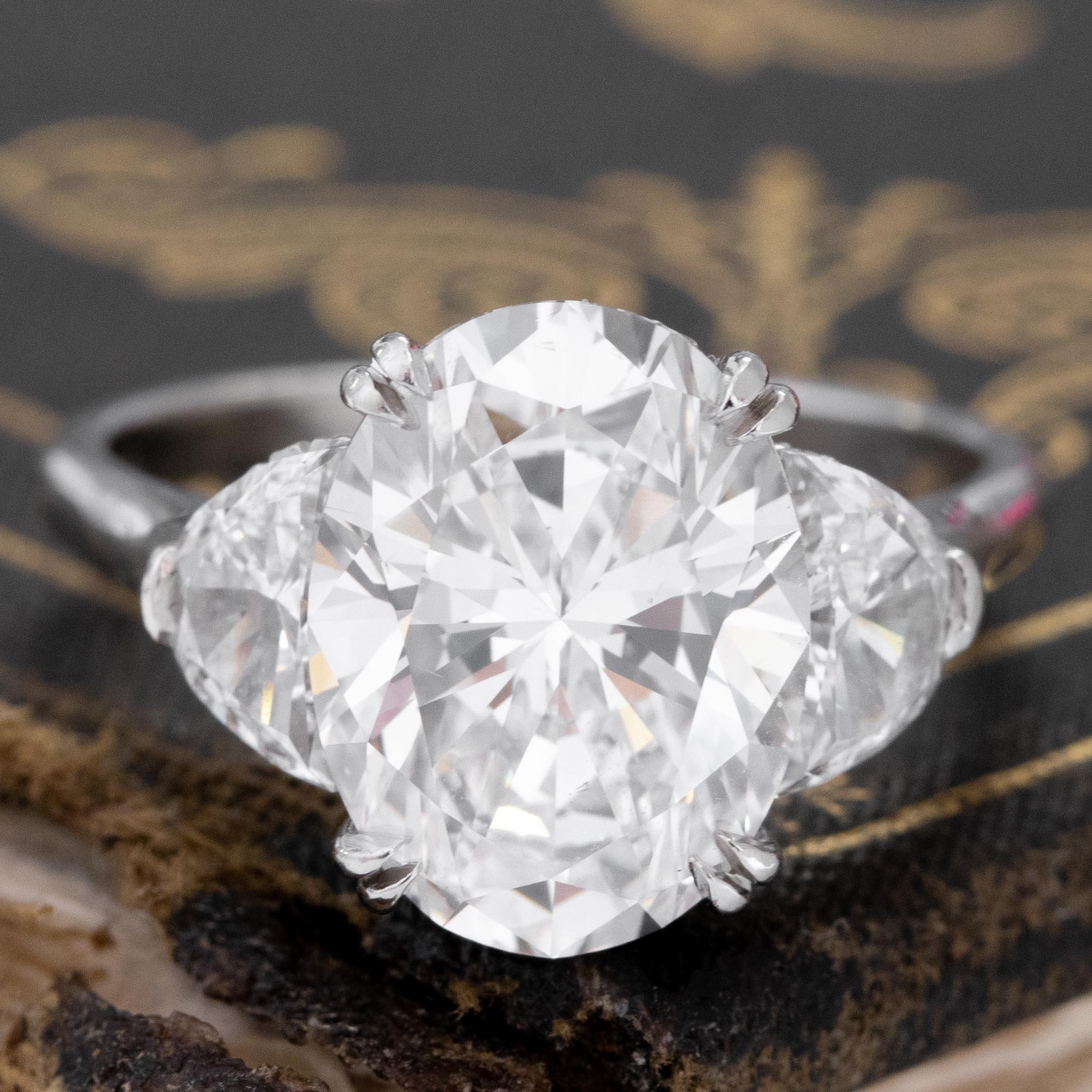 4.02ct Oval Cut Diamond Ring by Canera