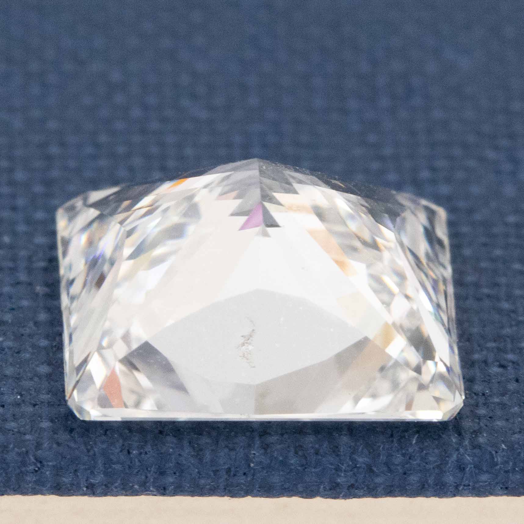 4.05ct Princess Cut Diamond GIA F SI1