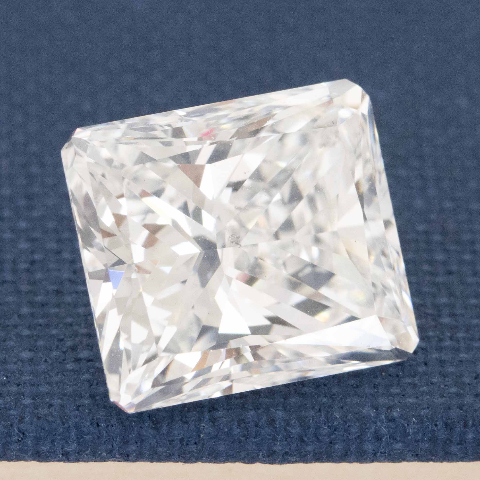 4.05ct Princess Cut Diamond, GIA F SI1