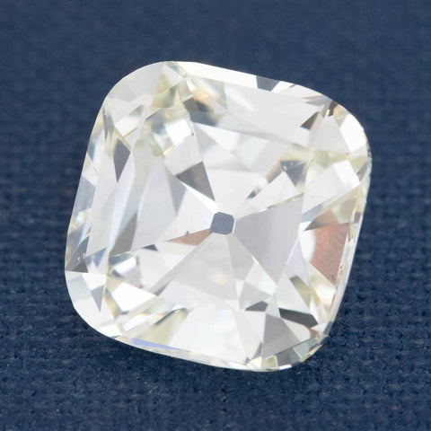 4.38ct Old Mine Cushion Cut Diamond, GIA M VS2