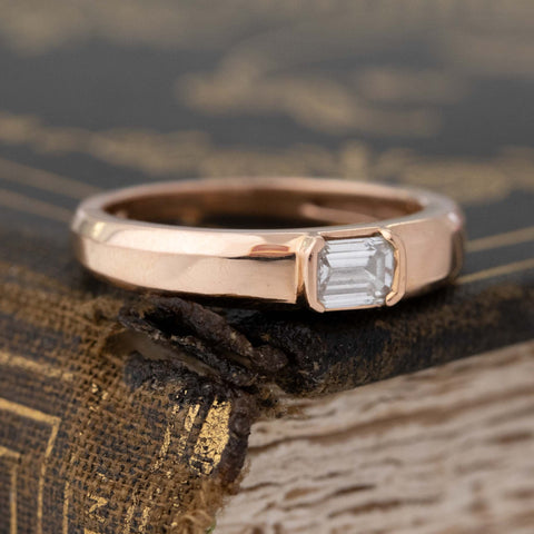.43ct Emerald Cut Diamond Band