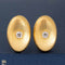 .43ctw Antique Diamond Oval Dome Earrings