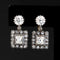 4.44ctw Antique OEC & Peruzzi Diamond Cluster Drop Earrings, Portuguese