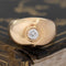 .45ct Round Brilliant Cut Diamond Dome Ring French