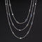 4.66ctw Sapphire and Diamond Station Necklace, 56"