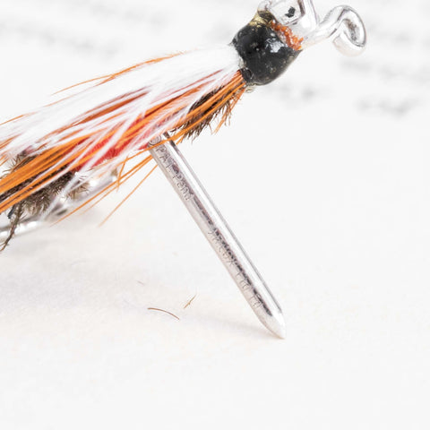 .47ctw Vintage Diamond Fishing Lure Pin