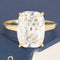 Timeless cushion cut engagement ring with brilliant face-up sparkle.