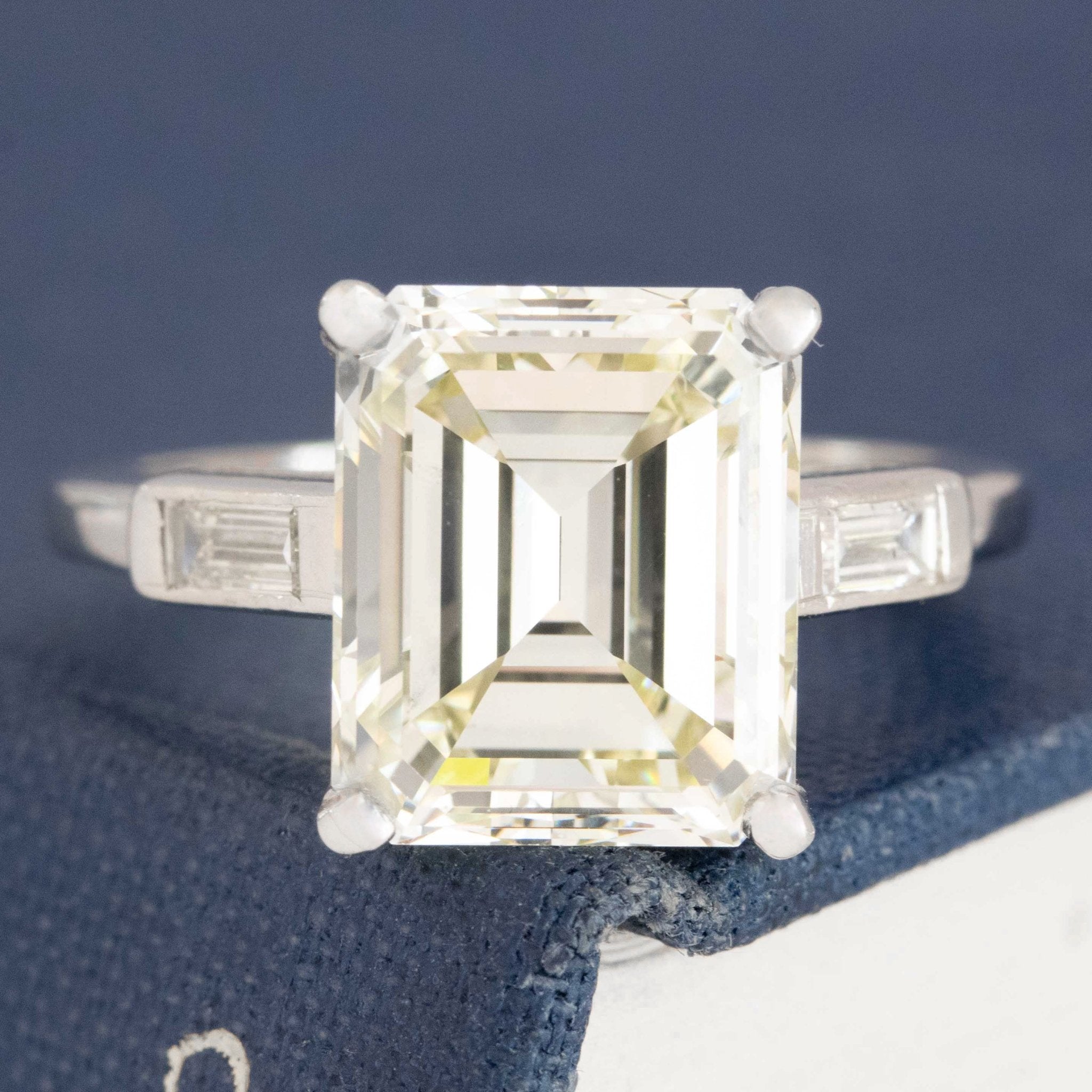 5.05ct Emerald Cut Diamond Solitaire