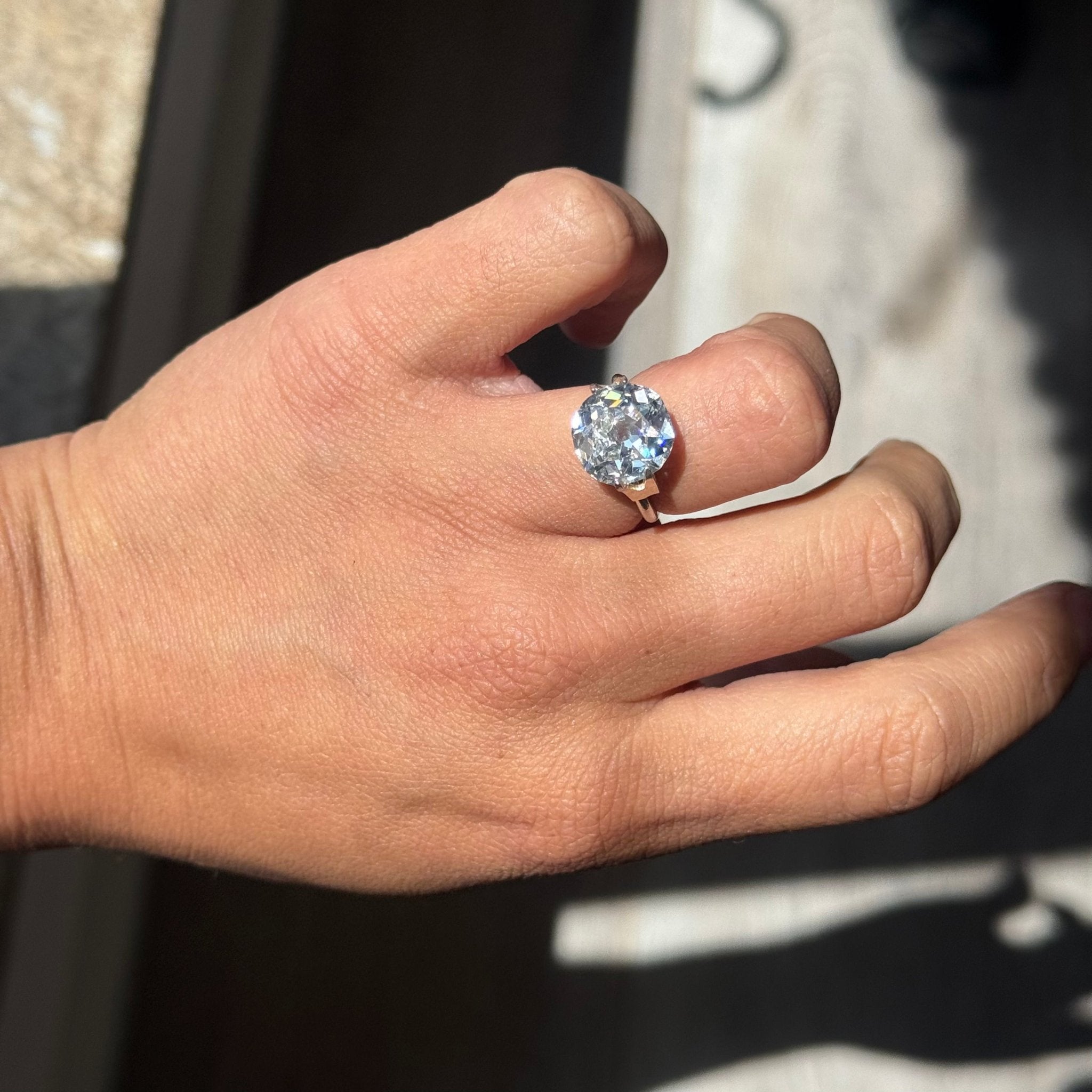5.05ct Old Mine Cut Diamond, GIA J VS2