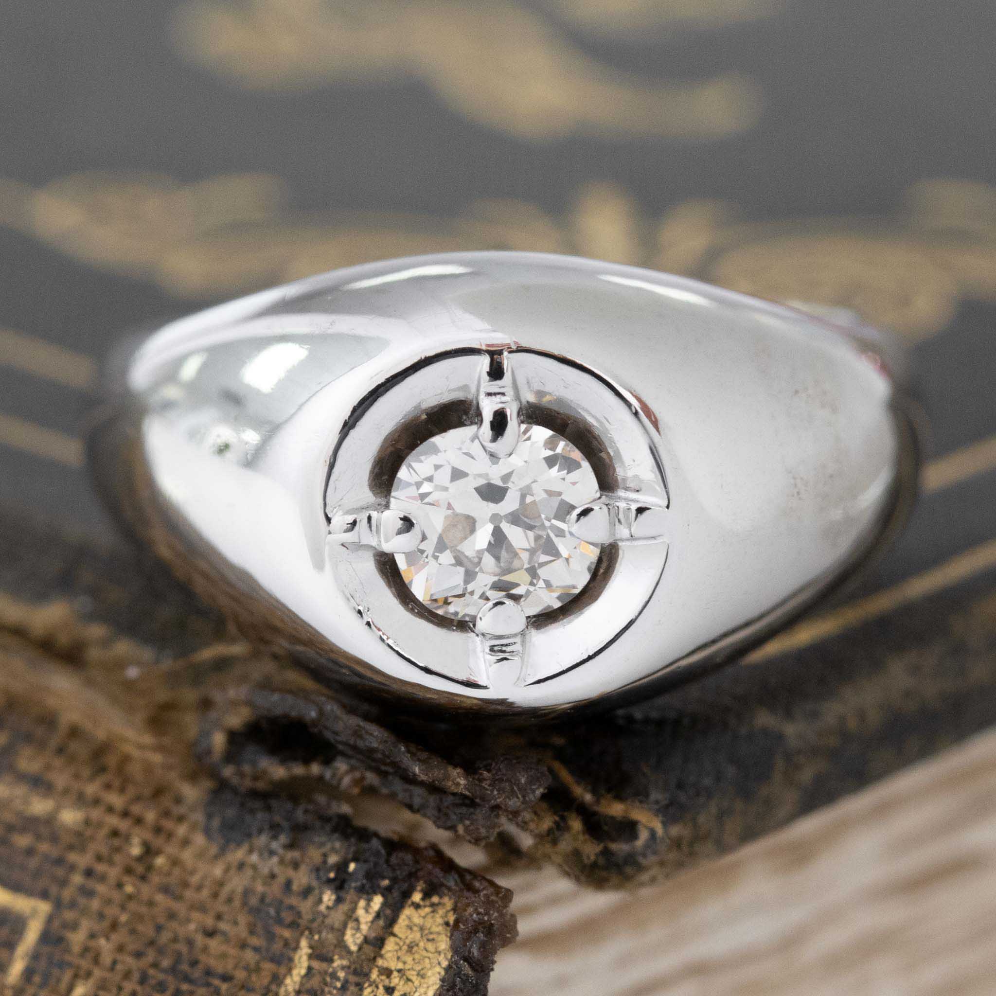 .50ct Old Mine Cut Diamond Solitaire