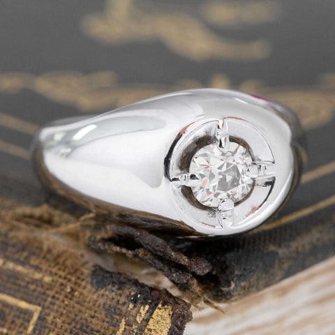 .50ct Old Mine Cut Diamond Solitaire
