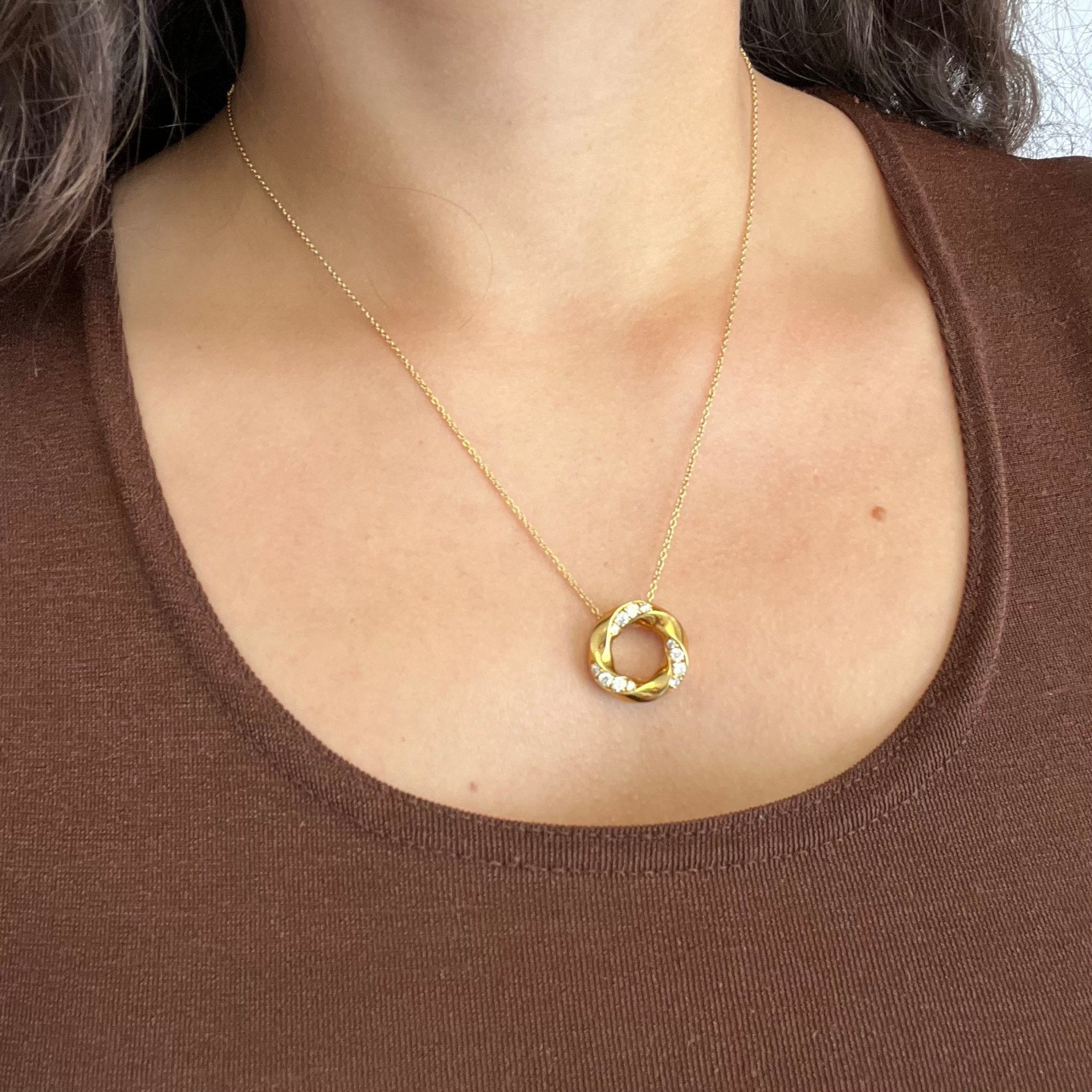 .50ctw Diamond Wreath Pendant by Hearts on Fire